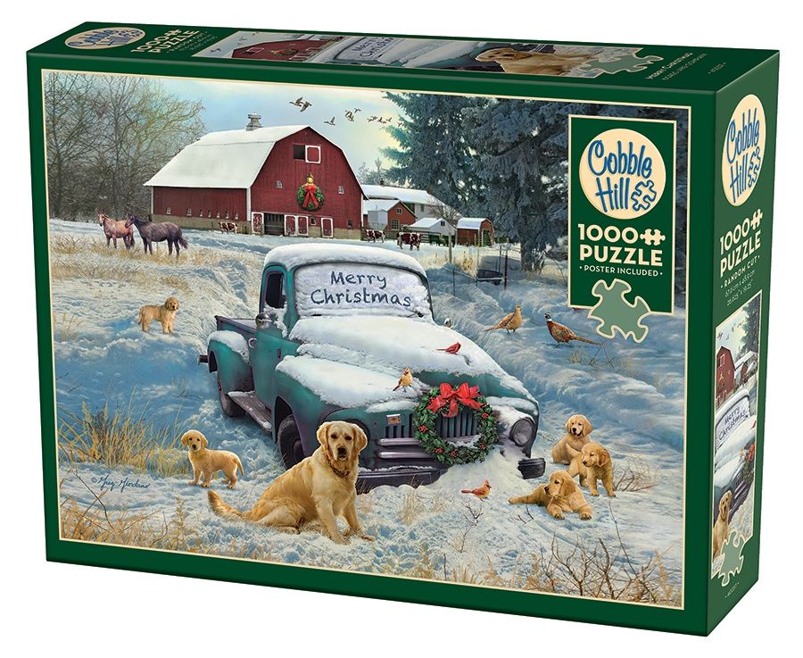 Cobble Hill 1000 Piece Puzzle - Merry Christmas