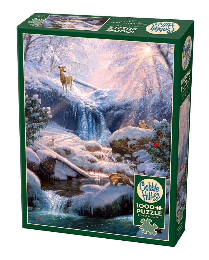 Cobble Hill 1000 Piece Puzzle - Mystic Falls in Winter