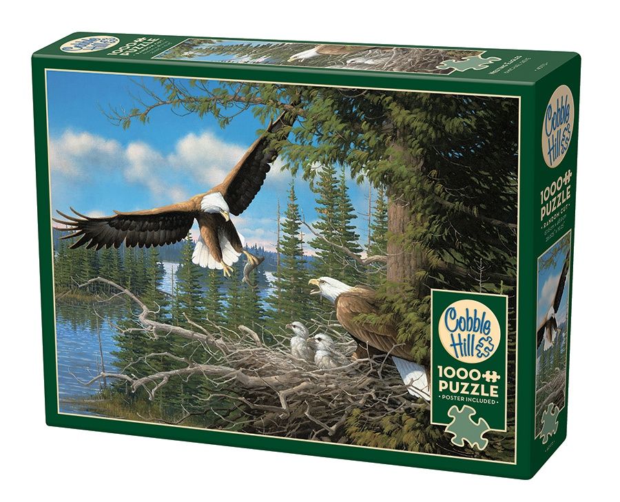 Cobble Hill 1000 Piece Puzzle - Nesting Eagles
