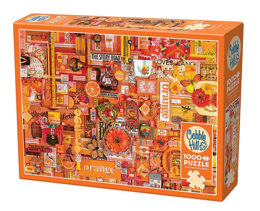 Cobble Hill 1000 Piece Puzzle - Orange