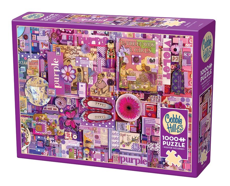 Cobble Hill 1000 Piece Puzzle - Purple