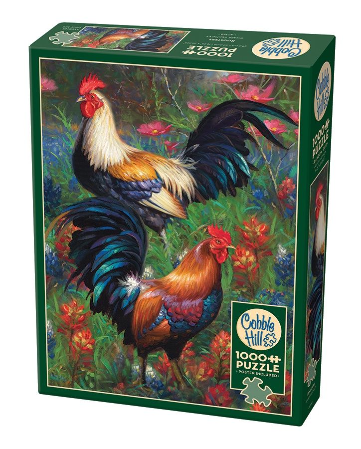Cobble Hill 1000 Piece Puzzle - Roosters