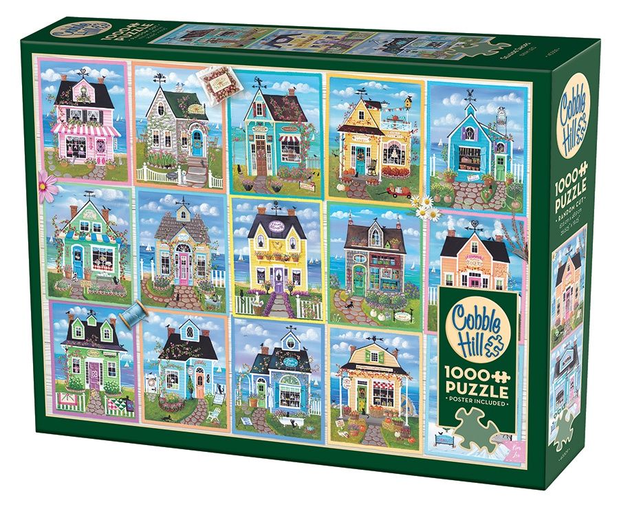 Cobble Hill 1000 Piece Puzzle - Seaside Shops