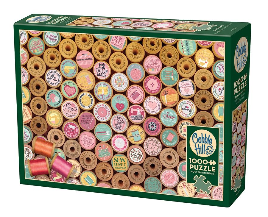 Cobble Hill 1000 Piece Puzzle - Sew Happy