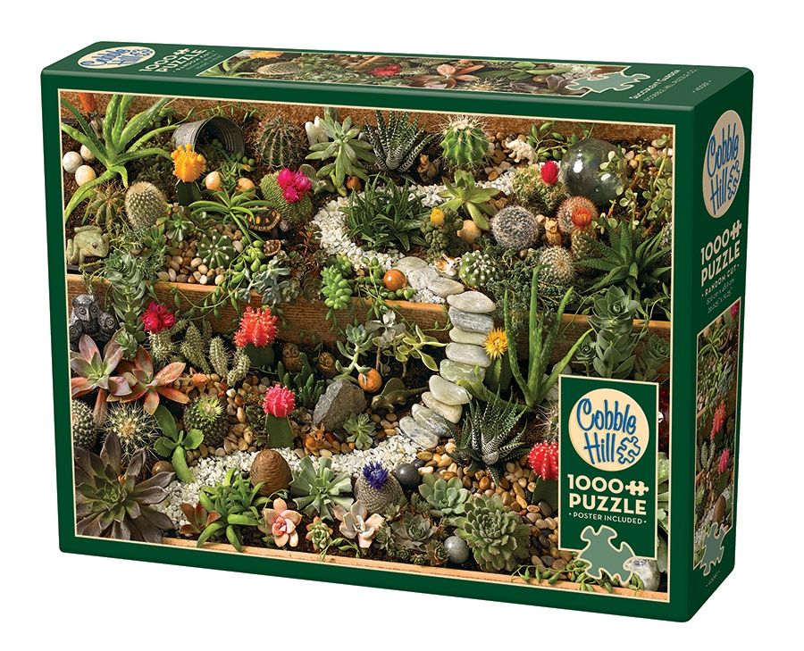 Cobble Hill 1000 Piece Puzzle - Succulent Garden