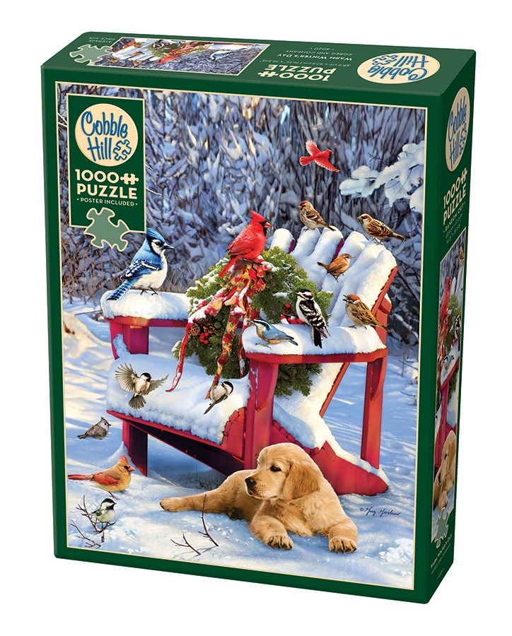 Cobble Hill 1000 Piece Puzzle - Warm Winter’s Day
