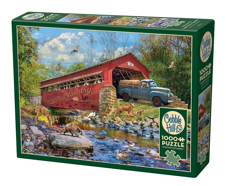 Cobble Hill 1000 Piece Puzzle - Welcome to Cobble Hill Country