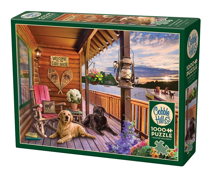 Cobble Hill 1000 Piece Puzzle - Welcome to the Lake House
