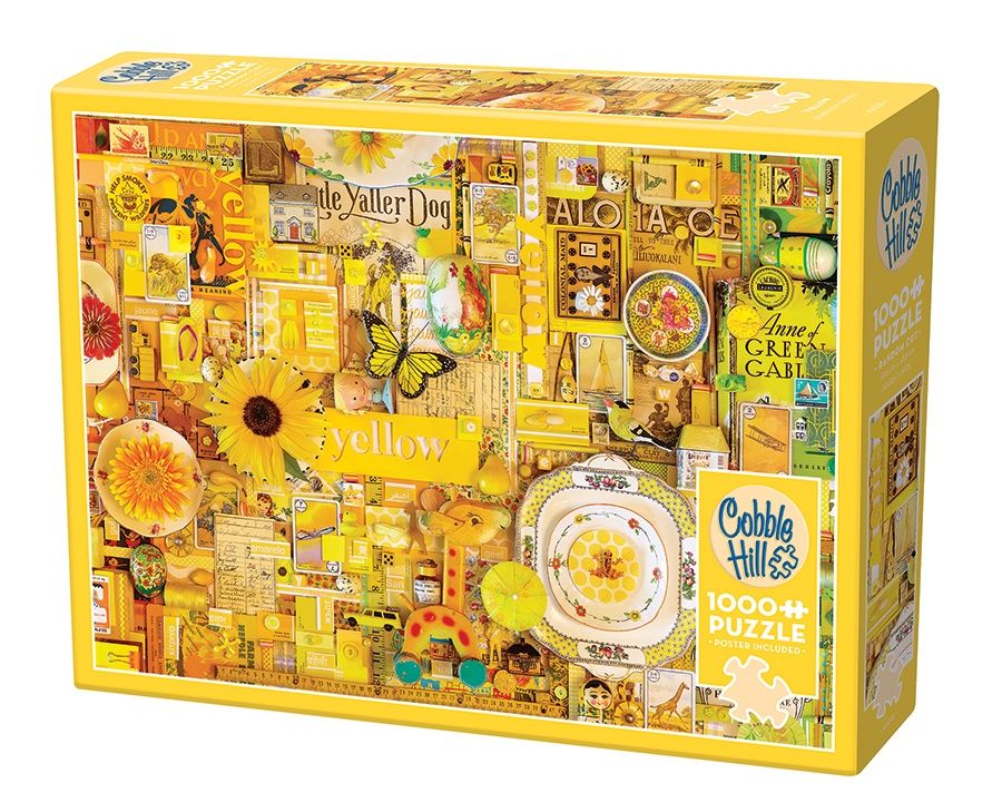 Cobble Hill 1000 Piece Puzzle - Yellow