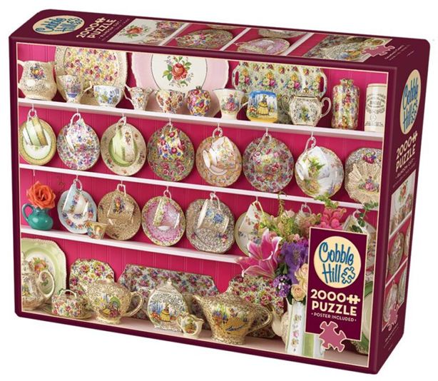 Cobble Hill 2000 Piece Puzzle - Grandma&#39;s Chintz