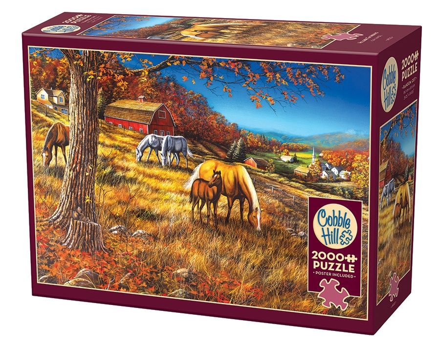 Cobble Hill 2000 Piece Puzzle - Hillside Gathering