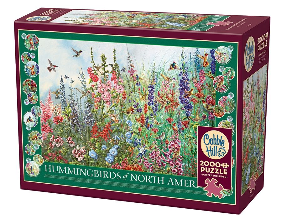 Cobble Hill 2000 Piece Puzzle - Hummingbirds Of North America