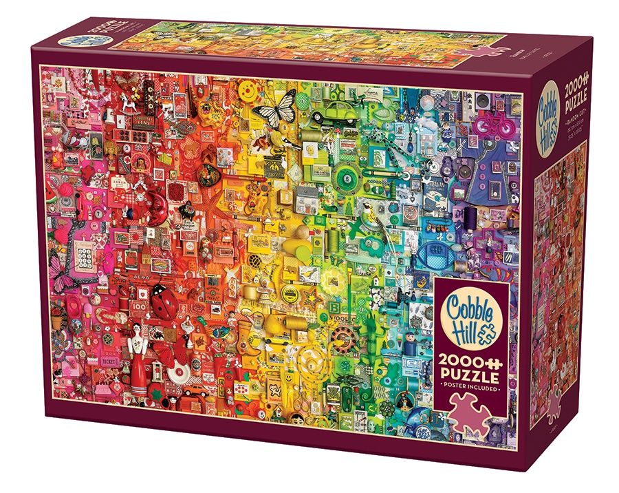 Cobble Hill 2000 Piece Puzzle - Rainbow