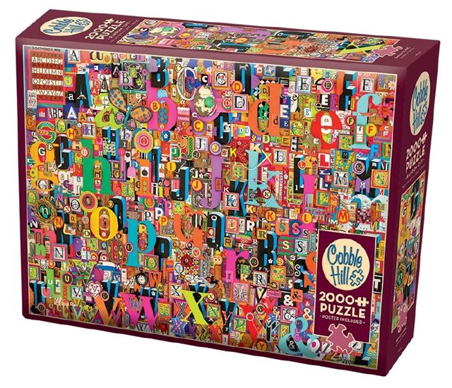 Cobble Hill 2000 Piece Puzzle - Shelley&#39;s ABC