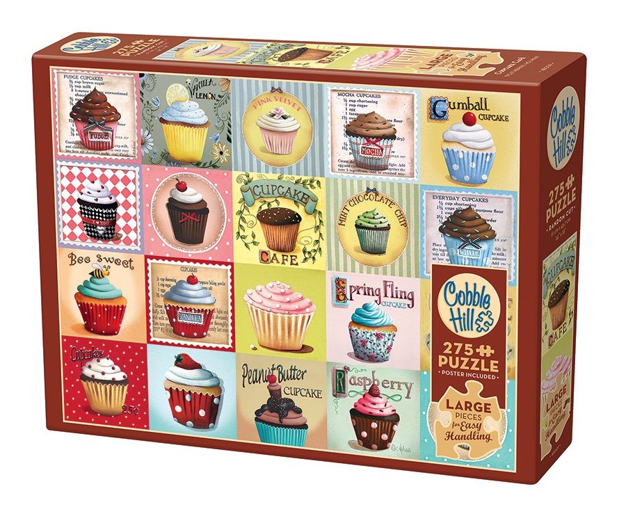 Cobble Hill 275 Piece Easy Handling Puzzle - Cupcake Cafe