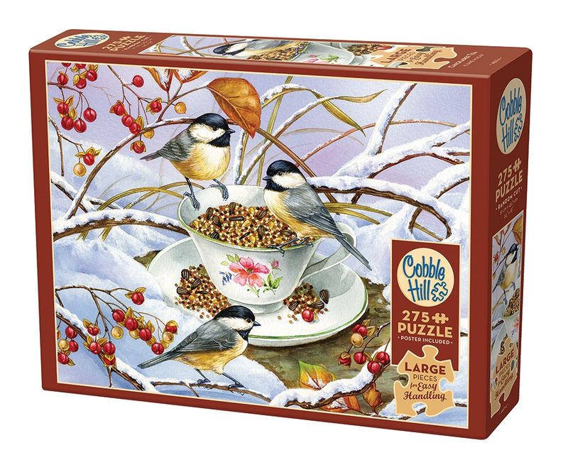 Cobble Hill 275 Piece Easy Handling Puzzle - Chickadee Tea