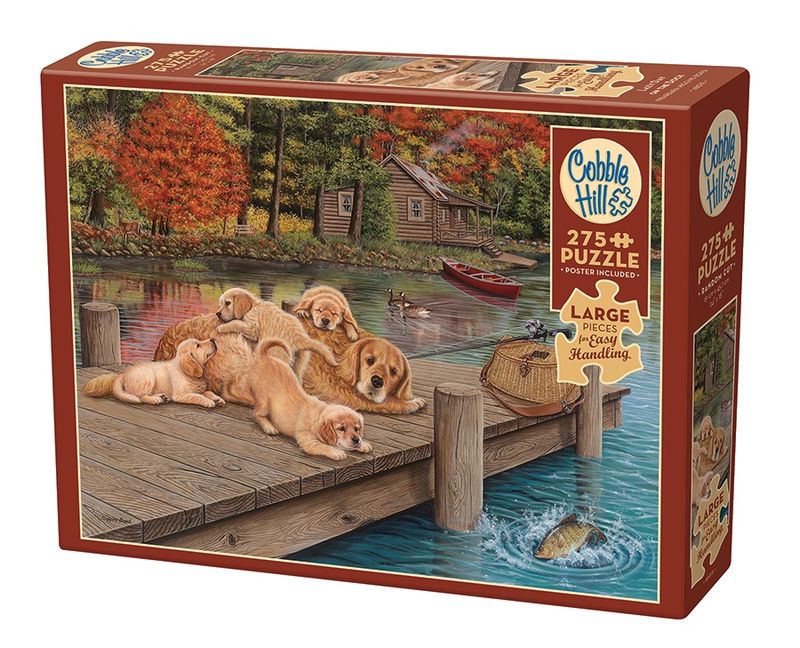 Cobble Hill 275 Piece Easy Handling Puzzle - Lazy Day on the Dock