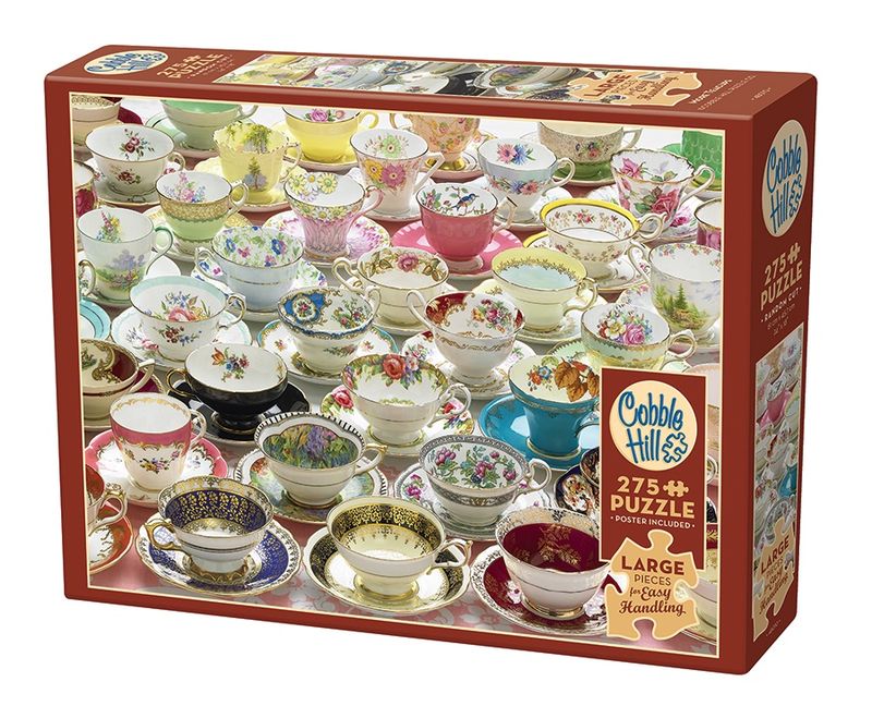 Cobble Hill 275 Piece Easy Handling Puzzle - More Teacups