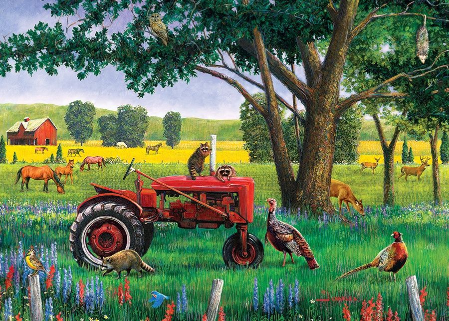 Cobble Hill 35 Piece Tray Puzzle - Red Tractor