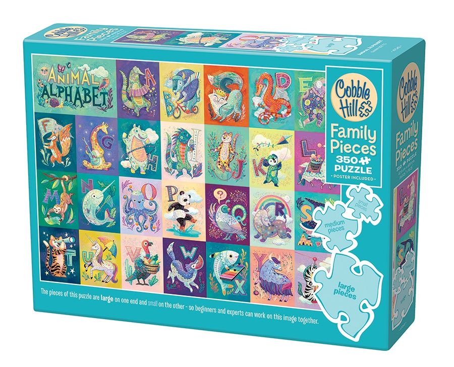 Cobble Hill 350 Piece Family Puzzle - Animal Alphabet