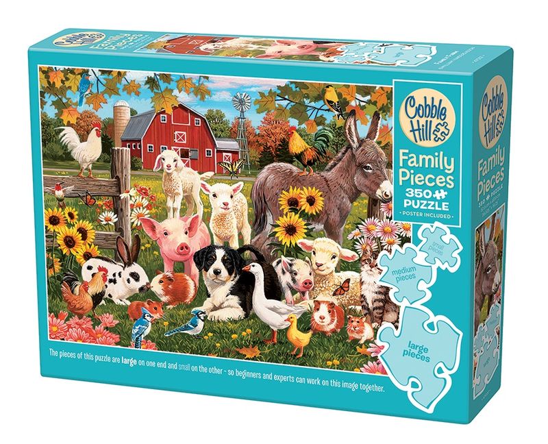 Cobble Hill 350 Piece Family Puzzle - Family Farm