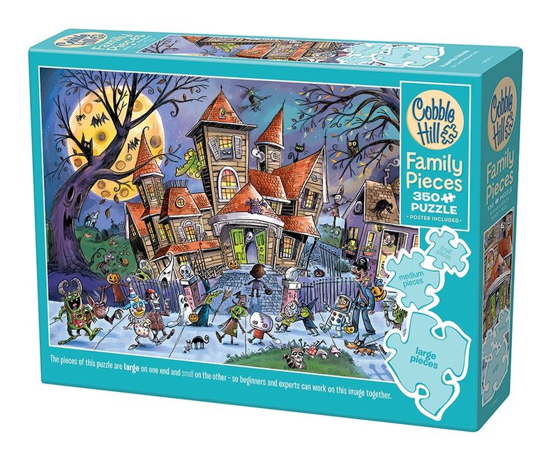 Cobble Hill 350 Piece Family Puzzle - Haunted House