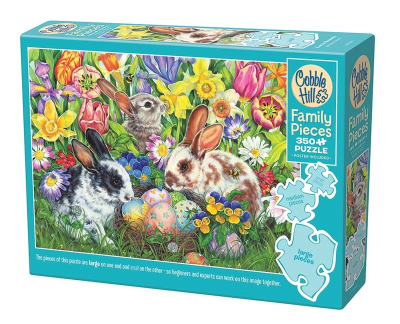 Cobble Hill 350 Piece Family Puzzle - Easter Bunnies