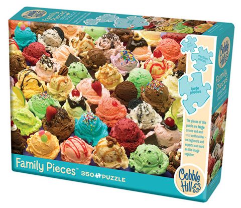 Cobble Hill 350 Piece Family Puzzle - More Ice Cream