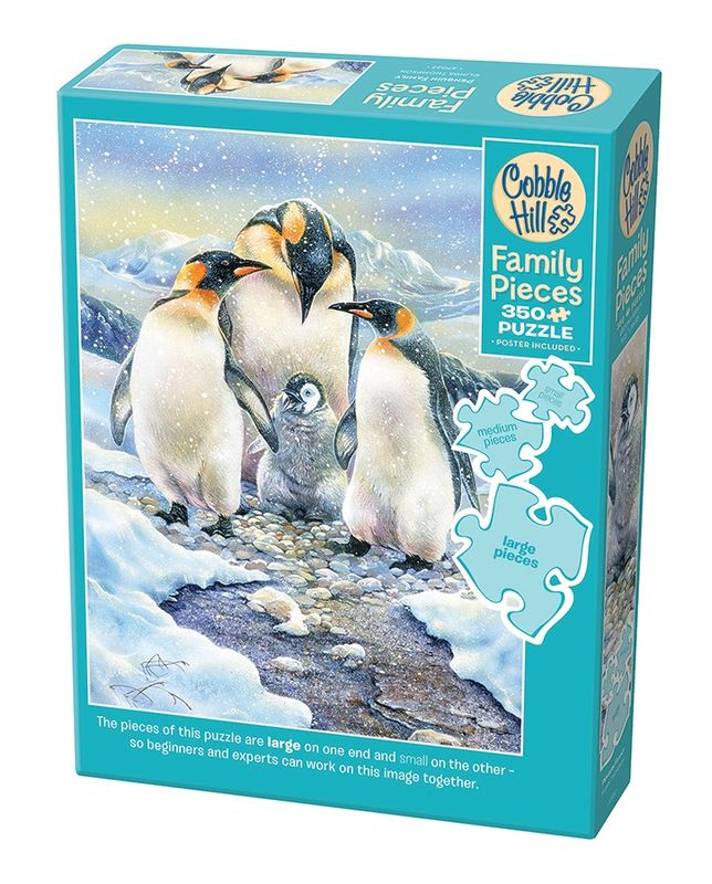 Cobble Hill 350 Piece Family Puzzle - Penguin Family