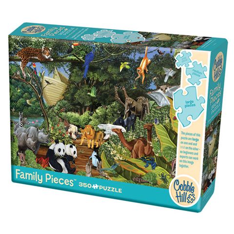 Cobble Hill 350 Piece Family Puzzle - Noah&#39;s Gathering
