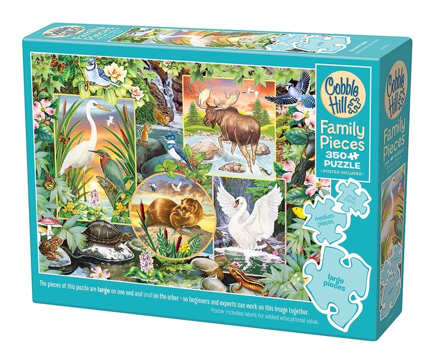 Cobble Hill 350 Piece Family Puzzle - River Magic