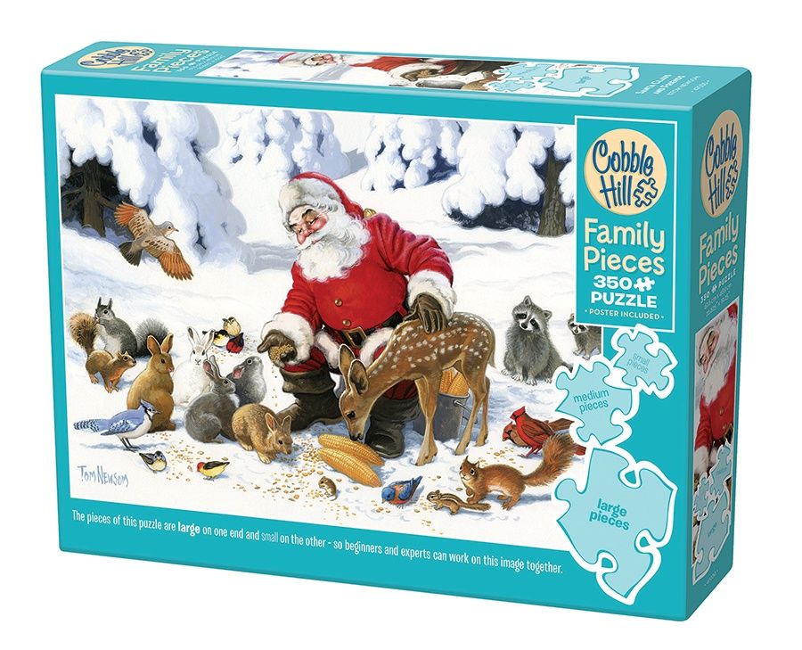 Cobble Hill 350 Piece Family Puzzle - Santa Claus and Friends