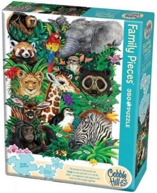 Cobble Hill 350 Piece Family Puzzle - Safari Babies
