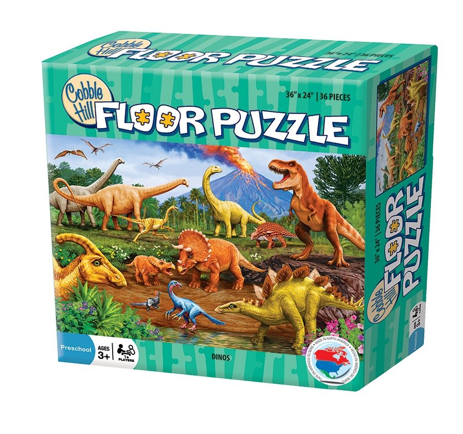 Cobble Hill 36 Piece Floor Puzzle - Dinos