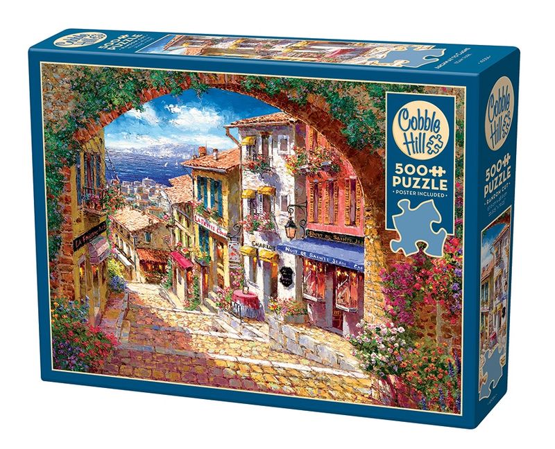 Cobble Hill 500 Piece Puzzle - Archway to Cagne