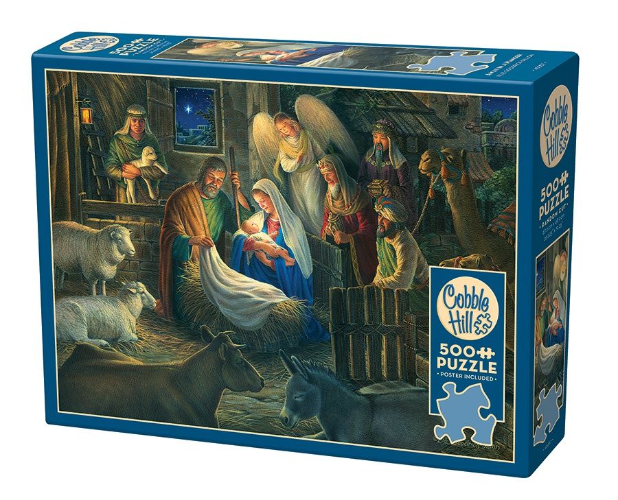 Cobble Hill 500 Piece Puzzle - Away in a Manger