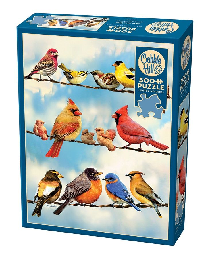 Cobble Hill 500 Piece Puzzle - Birds on a Wire