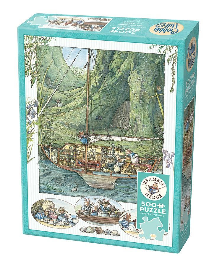 Cobble Hill 500 Piece Puzzle - Brambly Hedge All Aboard!