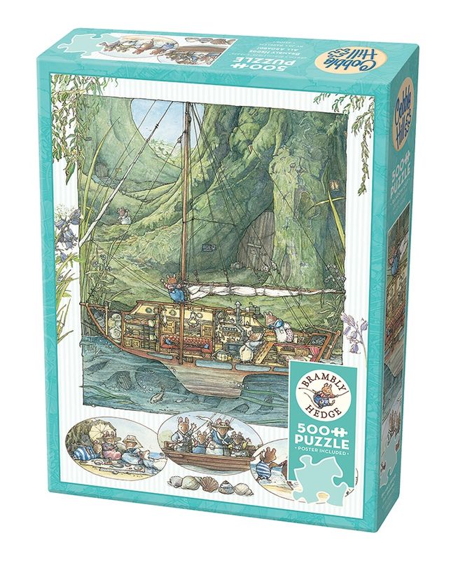 Cobble Hill 500 Piece Puzzle - Brambly Hedge All Aboard!