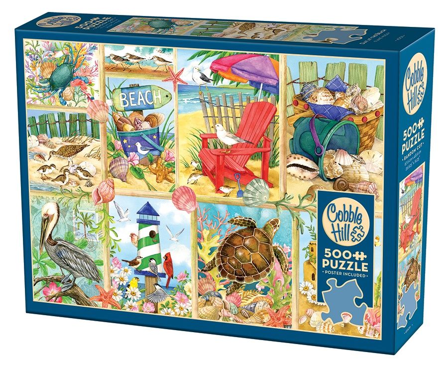 Cobble Hill 500 Piece Puzzle - Day at the Beach