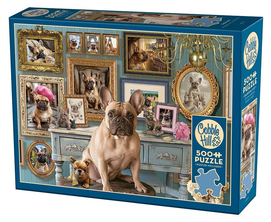 Cobble Hill 500 Piece Puzzle - Frenchie