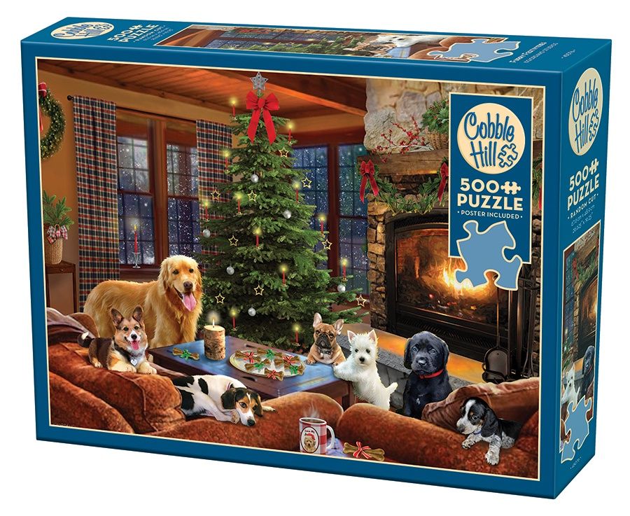 Cobble Hill 500 Piece Puzzle - Furry Festivities