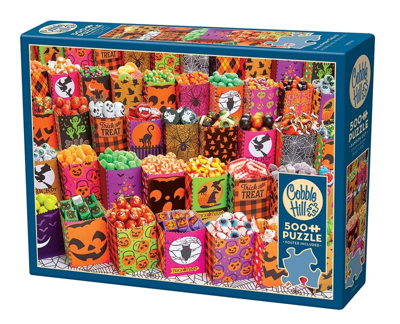 Cobble Hill 500 Piece Puzzle - Halloween Treats