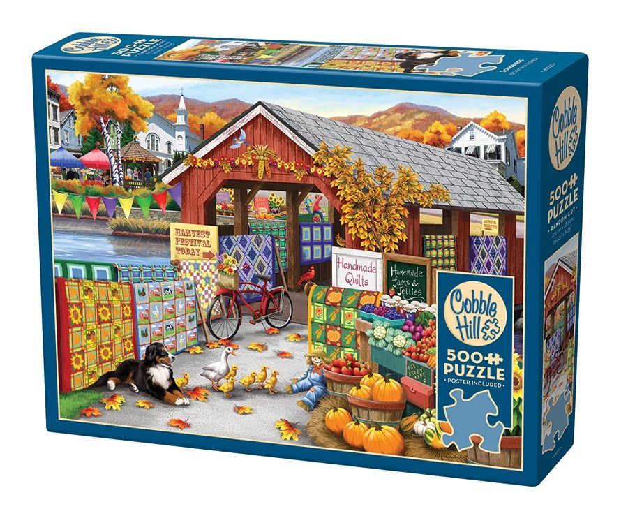 Cobble Hill 500 Piece Puzzle - Harvest Festival