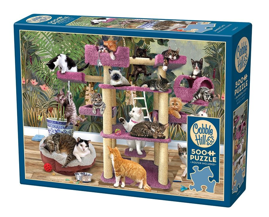 Cobble Hill 500 Piece Puzzle - Jungle Cats
