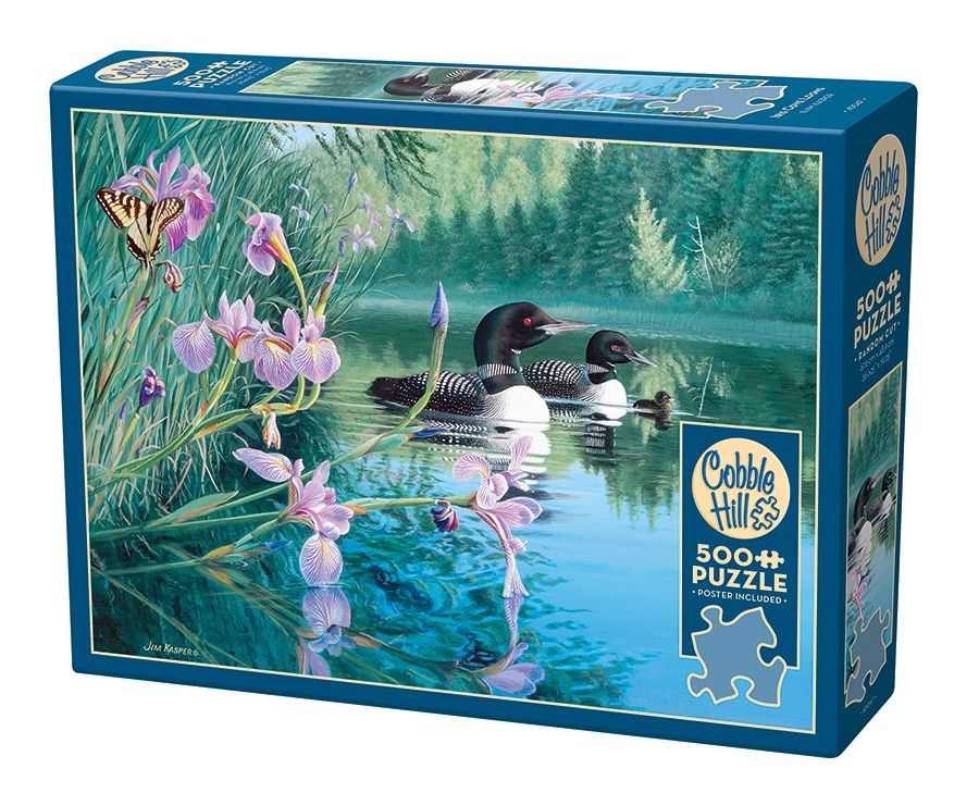 Cobble Hill 500 Piece Puzzle - Iris Cove Loons