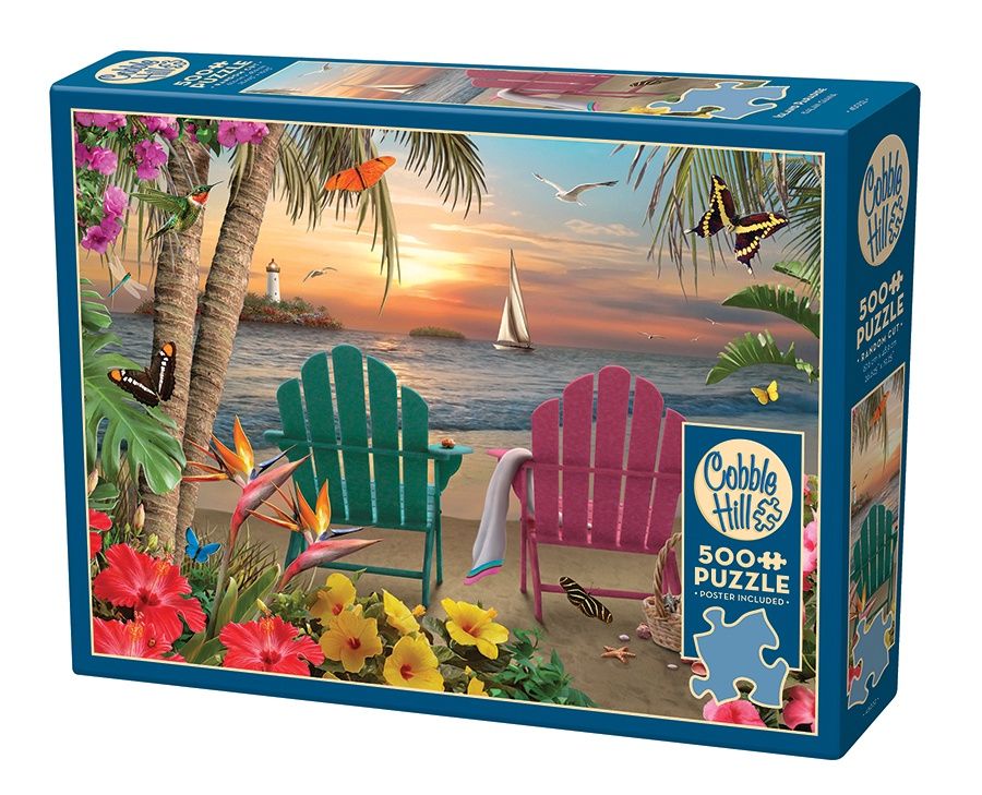 Cobble Hill 500 Piece Puzzle - Island Paradise
