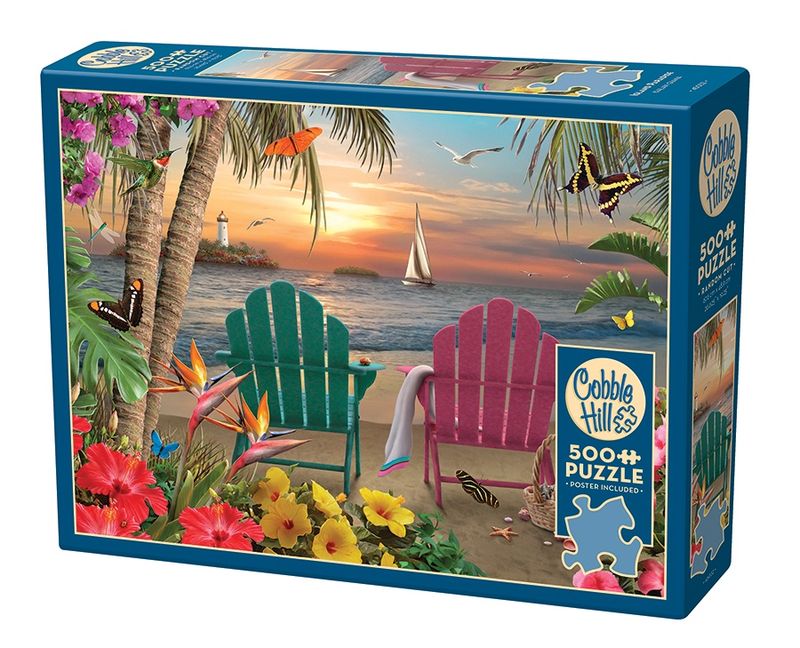 Cobble Hill 500 Piece Puzzle - Island Paradise
