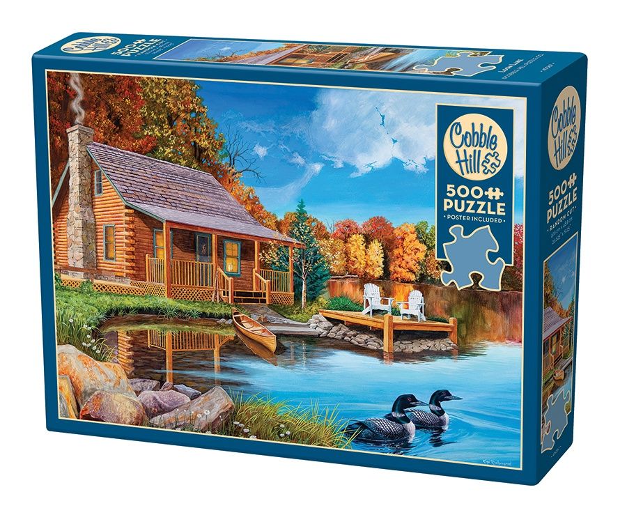 Cobble Hill 500 Piece Puzzle - Loon Lake
