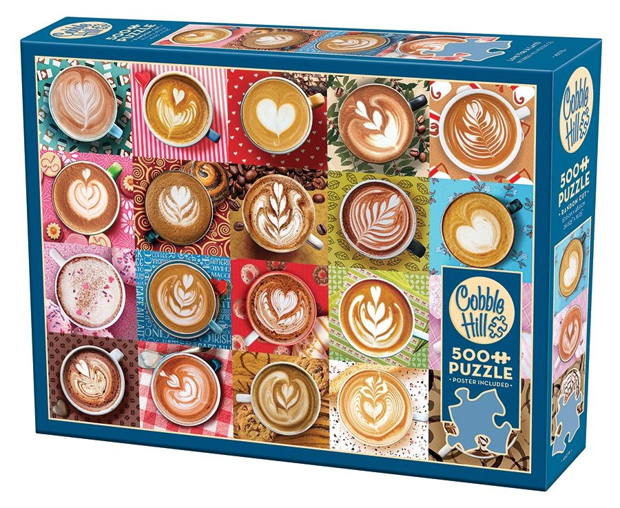 Cobble Hill 500 Piece Puzzle - Love You A Latte